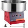 imageVEVOR Cotton Candy Machine Commercial 1000W Electric Floss Maker with Stainless Steel Bowl Sugar Scoop Storage Drawer Perfect for Home Carnival Kids Birthday Family Party RedRed