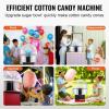 imageVEVOR Cotton Candy Machine Commercial 1000W Electric Floss Maker with Stainless Steel Bowl Sugar Scoop Storage Drawer Perfect for Home Carnival Kids Birthday Family Party RedRed