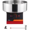imageVEVOR Cotton Candy Machine Commercial 1000W Electric Floss Maker with Stainless Steel Bowl Sugar Scoop Storage Drawer Perfect for Home Carnival Kids Birthday Family Party RedRed