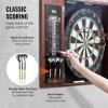 imageVEVOR Dart Board Cabinet Set Multiple Styles ReadytoPlay Bundle Official Size Steel Tip Dart Hideaway Cabinet Features Easy Assembly Complete with All Accessories Perfect for Cricket Games433 x 213 x 43