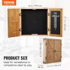 imageVEVOR Dart Board Cabinet Set Multiple Styles ReadytoPlay Bundle Official Size Steel Tip Dart Hideaway Cabinet Features Easy Assembly Complete with All Accessories Perfect for Cricket Games42 x 217 x 37