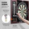 imageVEVOR Dart Board Cabinet Set Multiple Styles ReadytoPlay Bundle Official Size Steel Tip Dart Hideaway Cabinet Features Easy Assembly Complete with All Accessories Perfect for Cricket Games40 x 213 x 35