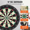 imageVEVOR Dart Board Cabinet Set Multiple Styles ReadytoPlay Bundle Official Size Steel Tip Dart Hideaway Cabinet Features Easy Assembly Complete with All Accessories Perfect for Cricket Games413 x 236 x 4
