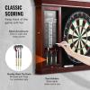 imageVEVOR Dart Board Cabinet Set Multiple Styles ReadytoPlay Bundle Official Size Steel Tip Dart Hideaway Cabinet Features Easy Assembly Complete with All Accessories Perfect for Cricket Games413 x 236 x 4