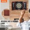 imageVEVOR Dart Board Cabinet Set Multiple Styles ReadytoPlay Bundle Official Size Steel Tip Dart Hideaway Cabinet Features Easy Assembly Complete with All Accessories Perfect for Cricket Games40 x 213 x 35