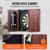 imageVEVOR Dart Board Cabinet Set Multiple Styles ReadytoPlay Bundle Official Size Steel Tip Dart Hideaway Cabinet Features Easy Assembly Complete with All Accessories Perfect for Cricket Games433 x 213 x 43