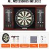 imageVEVOR Dart Board Cabinet Set Multiple Styles ReadytoPlay Bundle Official Size Steel Tip Dart Hideaway Cabinet Features Easy Assembly Complete with All Accessories Perfect for Cricket Games413 x 236 x 4