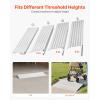 imageVEVOR Door Threshold Ramp 1 inch Rise Aluminum Alloy Threshold Ramp Rated 800 lbs Load Capacity Handicap Ramps for Home Steps for Wheelchair Scooters Power Chairs Walkers Bicycle Tricycle4 Rise