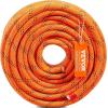 imageVEVOR Double Braided Polyester Rope 12 in x 220 ft 48 Strands 8000 LBS Breaking Strength Outdoor Rope Arborist Rigging Rope for Rock Hiking Camping Swing Rappelling Rescue OrangeBlackPolyester Rope