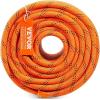 imageVEVOR Double Braided Polyester Rope 12 in x 220 ft 48 Strands 8000 LBS Breaking Strength Outdoor Rope Arborist Rigging Rope for Rock Hiking Camping Swing Rappelling Rescue OrangeBlackPolyester Rope