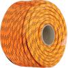 imageVEVOR Double Braided Polyester Rope 12 in x 220 ft 48 Strands 8000 LBS Breaking Strength Outdoor Rope Arborist Rigging Rope for Rock Hiking Camping Swing Rappelling Rescue OrangeBlackPolyester Rope