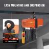 imageVEVOR Electric Chain Hoist 2200 lbs1 ton Capacity 10 ft Lifting Height 10 ftmin Speed 120V Single Phase Overhead Crane with G100 Chain 10 ft Wired Remote Control for Garage Shop Hotel Home1100 lbs 15 ft Lifting Height