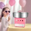 imageVEVOR Electric Cotton Candy Machine 1000W Commercial Candy Floss Maker with 205 in Stainless Steel Bowl Sugar Scoop and Drawer Easy Home Use Perfect for Kids Birthday Family Party PinkPink