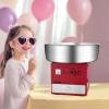 imageVEVOR Electric Cotton Candy Machine 1000W Commercial Candy Floss Maker with 205 in Stainless Steel Bowl Sugar Scoop and Drawer Easy Home Use Perfect for Kids Birthday Family Party PinkRed