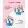 imageVEVOR Electric Cotton Candy Machine 1000W Commercial Candy Floss Maker with 205 in Stainless Steel Bowl Sugar Scoop and Drawer Easy Home Use Perfect for Kids Birthday Family Party PinkBlue
