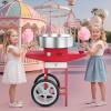 imageVEVOR Electric Cotton Candy Machine 1000W Commercial Candy Floss Maker with 205 in Stainless Steel Bowl Sugar Scoop and Drawer Easy Home Use Perfect for Kids Birthday Family Party PinkRed