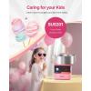 imageVEVOR Electric Cotton Candy Machine 1000W Commercial Floss Maker wStainless Steel Bowl Sugar Scoop and Drawer Perfect for Home Carnival Kids Birthday Family Party PinkPink