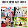 imageVEVOR Electric Cotton Candy Machine 1000W Commercial Floss Maker wStainless Steel Bowl Sugar Scoop and Drawer Perfect for Home Carnival Kids Birthday Family Party PinkRed