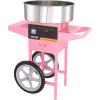 imageVEVOR Electric Cotton Candy Machine 1000W Commercial Floss Maker wStainless Steel Bowl Sugar Scoop and Drawer Perfect for Home Carnival Kids Birthday Family Party PinkPink
