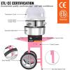 imageVEVOR Electric Cotton Candy Machine 1000W Commercial Floss Maker wStainless Steel Bowl Sugar Scoop and Drawer Perfect for Home Carnival Kids Birthday Family Party PinkPink