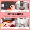 imageVEVOR Electric Cotton Candy Machine 1000W Commercial Floss Maker wStainless Steel Bowl Sugar Scoop and Drawer Perfect for Home Carnival Kids Birthday Family Party PinkRed
