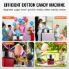imageVEVOR Electric Cotton Candy Machine 1000W Commercial Floss Maker wStainless Steel Bowl Sugar Scoop and Drawer Perfect for Home Carnival Kids Birthday Family Party PinkRed