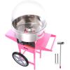 imageVEVOR Electric Cotton Candy Machine 1000W Commercial Floss Maker wStainless Steel Bowl Sugar Scoop and Drawer Perfect for Home Carnival Kids Birthday Family Party PinkPink
