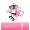 imageVEVOR Electric Cotton Candy Machine 1000W Commercial Floss Maker wStainless Steel Bowl Sugar Scoop and Drawer Perfect for Home Carnival Kids Birthday Family Party PinkPink