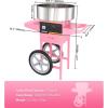 imageVEVOR Electric Cotton Candy Machine 1000W Commercial Floss Maker wStainless Steel Bowl Sugar Scoop and Drawer Perfect for Home Carnival Kids Birthday Family Party PinkPink