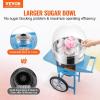 imageVEVOR Electric Cotton Candy Machine 1000W Commercial Floss Maker wStainless Steel Bowl Sugar Scoop and Drawer Perfect for Home Carnival Kids Birthday Family Party PinkBlue