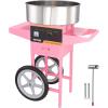 imageVEVOR Electric Cotton Candy Machine 1000W Commercial Floss Maker wStainless Steel Bowl Sugar Scoop and Drawer Perfect for Home Carnival Kids Birthday Family Party PinkPink