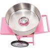 imageVEVOR Electric Cotton Candy Machine 1000W Commercial Floss Maker wStainless Steel Bowl Sugar Scoop and Drawer Perfect for Home Carnival Kids Birthday Family Party PinkPink