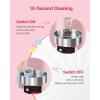 imageVEVOR Electric Cotton Candy Machine 1000W Commercial Floss Maker wStainless Steel Bowl Sugar Scoop and Drawer Perfect for Home Carnival Kids Birthday Family Party PinkPink