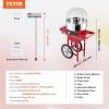 imageVEVOR Electric Cotton Candy Machine 1000W Commercial Floss Maker wStainless Steel Bowl Sugar Scoop and Drawer Perfect for Home Carnival Kids Birthday Family Party PinkRed