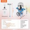 imageVEVOR Electric Cotton Candy Machine 1000W Commercial Floss Maker wStainless Steel Bowl Sugar Scoop and Drawer Perfect for Home Carnival Kids Birthday Family Party PinkBlue