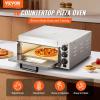 imageVEVOR Electric Pizza Oven for Countertops 12inch 1500W with Temp Control ampamp 060 Min Timer Even Baking Technology ampamp Easy Clean Crumb Tray Ideal for Both Commercial ampamp Home Kitchens16 Inch Single Layer Pizza Oven