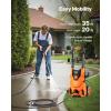 imageVEVOR Electric Pressure Washer Max 4500 PSI and 32 GPM with Pressure Adjustment High Power Pressure Cleaning Machine with 4 Quick Connect Nozzles for CarsFencesDrivewaysPatiosHome Cleaning4200 PSI