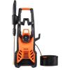 imageVEVOR Electric Pressure Washer Max 4500 PSI and 32 GPM with Pressure Adjustment High Power Pressure Cleaning Machine with 4 Quick Connect Nozzles for CarsFencesDrivewaysPatiosHome Cleaning4500 PSI with Pressure Adjustment