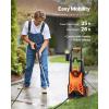 imageVEVOR Electric Pressure Washer Max 4500 PSI and 32 GPM with Pressure Adjustment High Power Pressure Cleaning Machine with 4 Quick Connect Nozzles for CarsFencesDrivewaysPatiosHome Cleaning4500 PSI