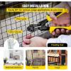imageVEVOR Hardware Cloth 24quot x 100 ampamp 1quotx1quot Mesh Size Galvanized Steel Vinyl Coated 16 Gauge Welded Wire wA Cutting Plier ampamp A Pair of Fabric Gloves for Garden Fencing ampamp Pet Enclosures Black36 x 50