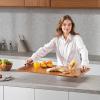 imageVEVOR Noodle Board Stove Cover Stove Top Cover Board for Gas Burner ampamp Electric Stove Acacia Wood Cutting Board with Builtin Handles RV Stovetop CoverKitchen Sink Cover for Counter Space ampamp TrayNaturalPine Wood