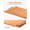 imageVEVOR Noodle Board Stove Cover Stove Top Cover Board for Gas Burner ampamp Electric Stove Acacia Wood Cutting Board with Builtin Handles RV Stovetop CoverKitchen Sink Cover for Counter Space ampamp TrayNaturalPine Wood