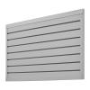 imageVEVOR Slat Wall Paneling 2 x 4 ft PVC Garage Slatwall with Modular Design Grey Slat Wall EasytoInstall Adjustable Slatwall Panel with Coupling Structure ampamp DIY Cutting Fits for Storage ampamp Display