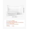 imageVEVOR Sleeping Queen Size Luxury Quality Hotel Pillow with Memory Foam Fill Supportive ampamp Adjustable Includes Natural Firber Pillowcase Bedding for Back Stomach and Side Sleepers WhiteWhite Memory Foam Fill