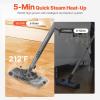 imageVEVOR Steam Cleaner Multipurpose Powerful Steamer with 27 Accessories Steamer Cleaing with ExtraLong Power Cord 51 oz Tank and Portable Handle for Grout Tile Floors Appliances Home ampamp Car
