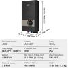 imageVEVOR Tankless Electric Water Heater 27kW Instant Hot Water Heater Under Sink On Demand for Bathroom Kitchen Office with LCD Touch Screen Child Security LockSpaceSaving 240V Black18KW