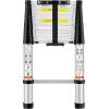 imageVEVOR Telescoping Ladder 203FT Aluminum Lightweight Extension Ladder MultiButton Retraction Collapsible Ladder 375 LBS Capacity with NonSlip Feet Portable Compact Ladders for Home RV Loft125 Feet