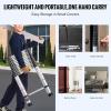 imageVEVOR Telescoping Ladder 203FT Aluminum Lightweight Extension Ladder MultiButton Retraction Collapsible Ladder 375 LBS Capacity with NonSlip Feet Portable Compact Ladders for Home RV Loft165 FT