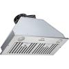 imageVEVOR Insert Range Hood 800CFM 3Speed 27 Inch Stainless Steel Builtin Kitchen Vent with Push Button Control LED Lights Baffle Filters DuctedDuctless Convertible ETL Listed3Speed Button Control 27 Inch800 CFM