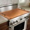 imageVEVOR Noodle Board Stove Cover Stove Top Cover Board for Gas Burner ampamp Electric Stove Acacia Wood Cutting Board with Builtin Handles RV Stovetop CoverKitchen Sink Cover for Counter Space ampamp TrayNaturalPine Wood